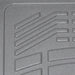 Westin 72-120060 Sure-Fit Floor Liner; Gray; Front; 2 pc.; - Truck Part Superstore