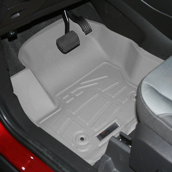 Westin 72-120060 Sure-Fit Floor Liner; Gray; Front; 2 pc.; - Truck Part Superstore