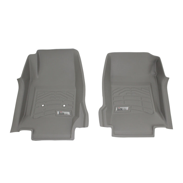 Westin 72-120074 Sure-Fit Floor Liner; Gray; Front; 2 pc.; For Double Cab; - Truck Part Superstore