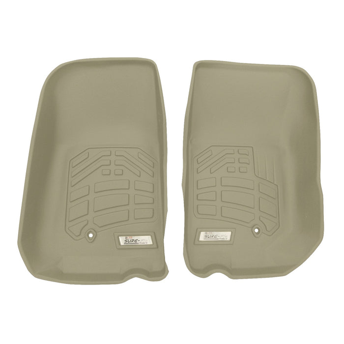 Westin 72-130034 Sure-Fit Floor Liner; Tan; Front; 2 pc.; - Truck Part Superstore