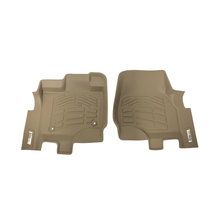 Westin 72-130069 Sure-Fit Floor Liner; Tan; Front; 2 pc.; For Super Crew Cab; - Truck Part Superstore