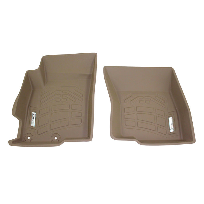 Westin 72-130076 Sure-Fit Floor Liner; Tan; Front; 2 pc.; - Truck Part Superstore