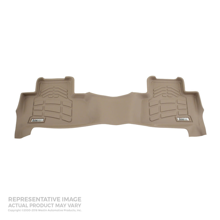 Westin 72-132005 Sure-Fit Floor Liner; Tan; Rear; 1 pc.; - Truck Part Superstore