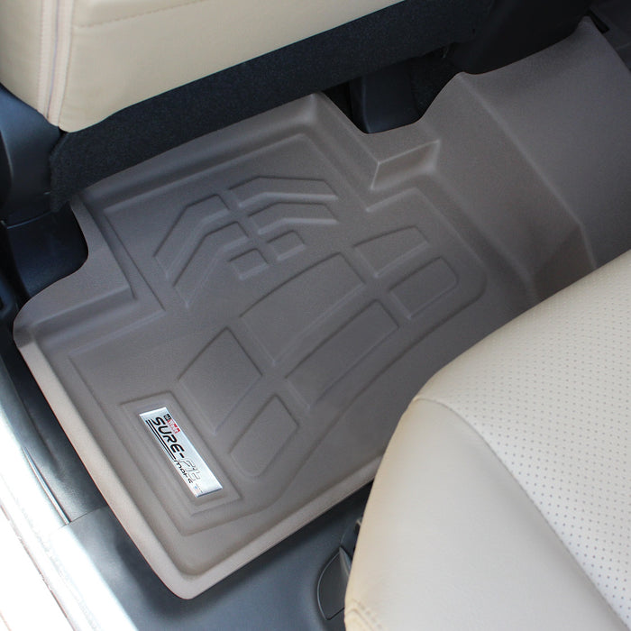 Westin 72-133078 Sure-Fit Floor Liner; Tan; Rear; - Truck Part Superstore