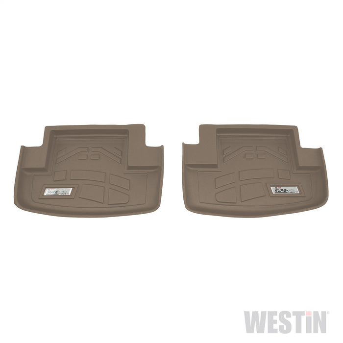Westin 72-133092 Sure-Fit Floor Liner; Tan; Rear; 1 pc.; - Truck Part Superstore