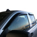 Westin 72-31482 Slim Wind Deflector; 4 pc.; Smoke; For Double Cab; - Truck Part Superstore