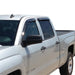 Westin 72-31484 Slim Wind Deflector; 4 pc.; Smoke; - Truck Part Superstore