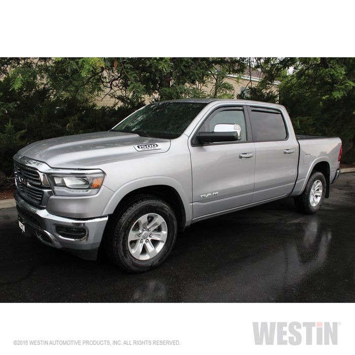 Westin 72-35407 In-Channel Wind Deflector; 4 pc.; Smoke; - Truck Part Superstore
