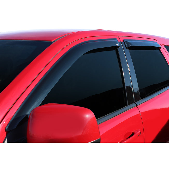 Westin 72-35430 Slim Wind Deflector; 4 pc.; Smoke; - Truck Part Superstore