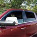 Westin 72-35432 Slim Wind Deflector; 4 pc.; Smoke; - Truck Part Superstore