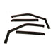 Westin 72-37407 In-Channel Wind Deflector; 4 pc.; Smoke; For Super Crew Cab; - Truck Part Superstore