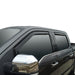 Westin 72-37407 In-Channel Wind Deflector; 4 pc.; Smoke; For Super Crew Cab; - Truck Part Superstore