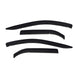 Westin 72-37414 Slim Wind Deflector; 4 pc.; Smoke; - Truck Part Superstore