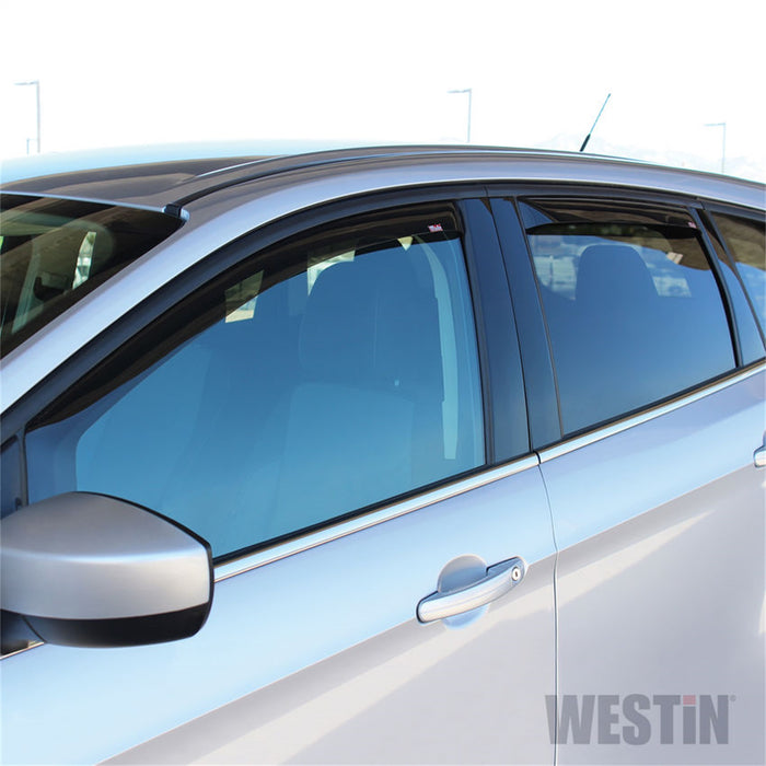 Westin 72-37415 In-Channel Wind Deflector; 4 pc.; Smoke; - Truck Part Superstore