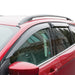 Westin 72-37442 Slim Wind Deflector; 4 pc.; Smoke; - Truck Part Superstore