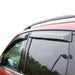 Westin 72-37442 Slim Wind Deflector; 4 pc.; Smoke; - Truck Part Superstore