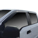 Westin 72-37444 Slim Wind Deflector; 4 pc.; Smoke; For Super Crew Cab; - Truck Part Superstore