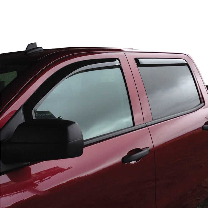 Westin 72-39415 In-Channel Wind Deflector; 4 pc.; Smoke; - Truck Part Superstore