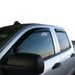 Westin 72-39417 In-Channel Wind Deflector; 4 pc.; Smoke; For Double Cab; - Truck Part Superstore