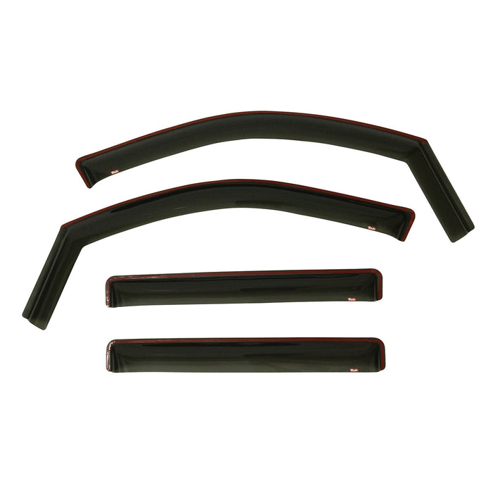 Westin 72-39421 In-Channel Wind Deflector; 4 pc.; Smoke; - Truck Part Superstore