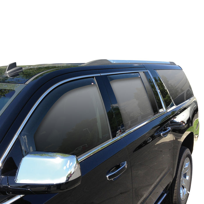 Westin 72-39421 In-Channel Wind Deflector; 4 pc.; Smoke; - Truck Part Superstore
