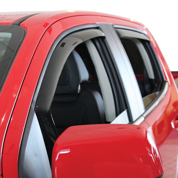Westin 72-39423 In-Channel Wind Deflector; 4 pc.; Smoke; - Truck Part Superstore