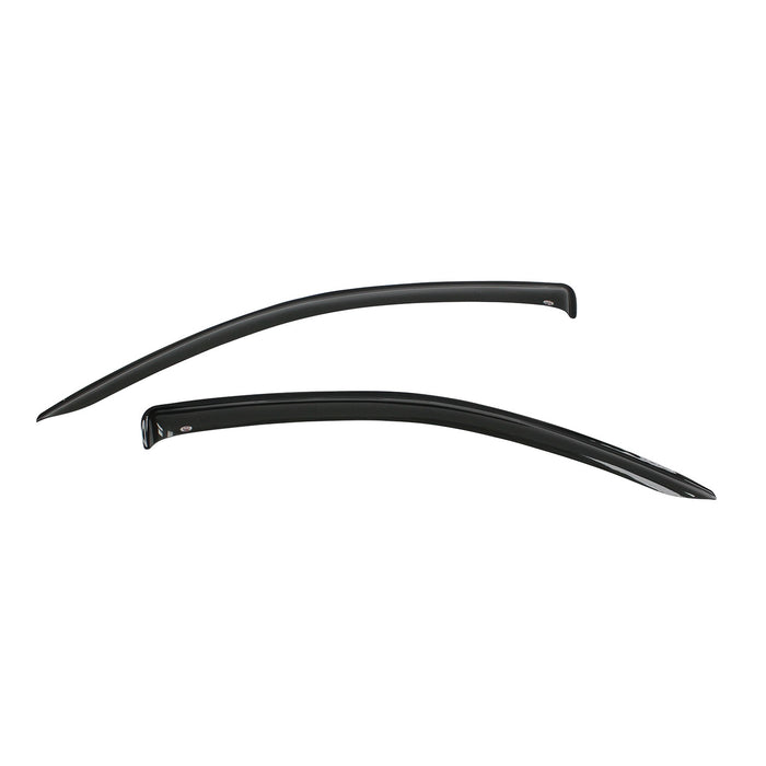 Westin 72-39456 Slim Wind Deflector; Front; 2 pc.; Smoke; For Double Cab; - Truck Part Superstore