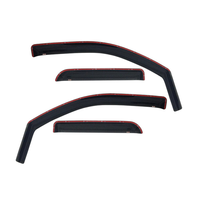 Westin 72-39487 In-Channel Wind Deflector; 4 pc.; Smoke; w/24 in. Rear Window; - Truck Part Superstore
