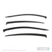 Westin 72-43492 Slim Wind Deflector; 4 pc.; Smoke; - Truck Part Superstore