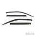Westin 72-44480 Slim Wind Deflector; 4 pc.; Smoke; - Truck Part Superstore