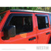 Westin 72-51404 Slim Wind Deflector; 4 pc.; Smoke; - Truck Part Superstore