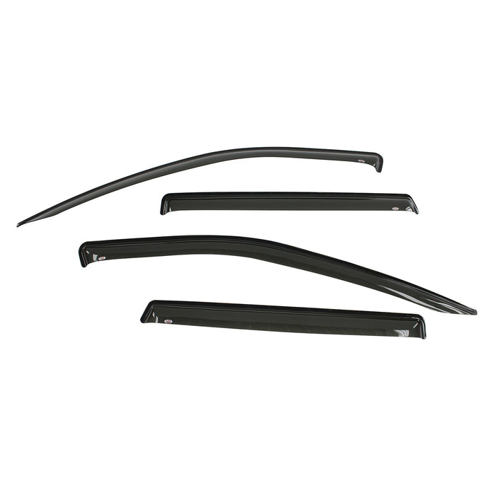 Westin 72-51488 Slim Wind Deflector; 4 pc.; Smoke; - Truck Part Superstore