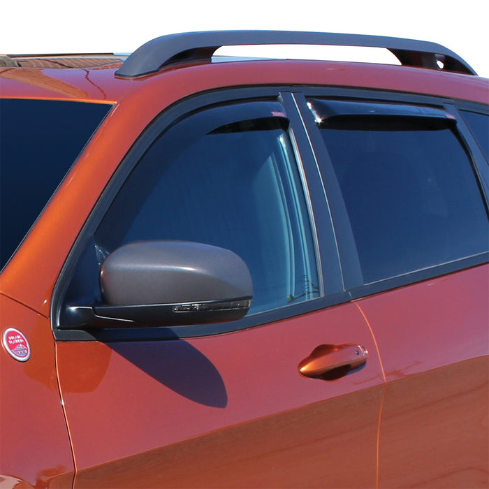 Westin 72-51497 In-Channel Wind Deflector; 4 pc.; Smoke; - Truck Part Superstore