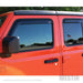 Westin 72-51499 In-Channel Wind Deflector; 4 pc.; Smoke; - Truck Part Superstore
