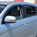Westin 72-66480 Slim Wind Deflector; 4 pc.; Smoke; - Truck Part Superstore