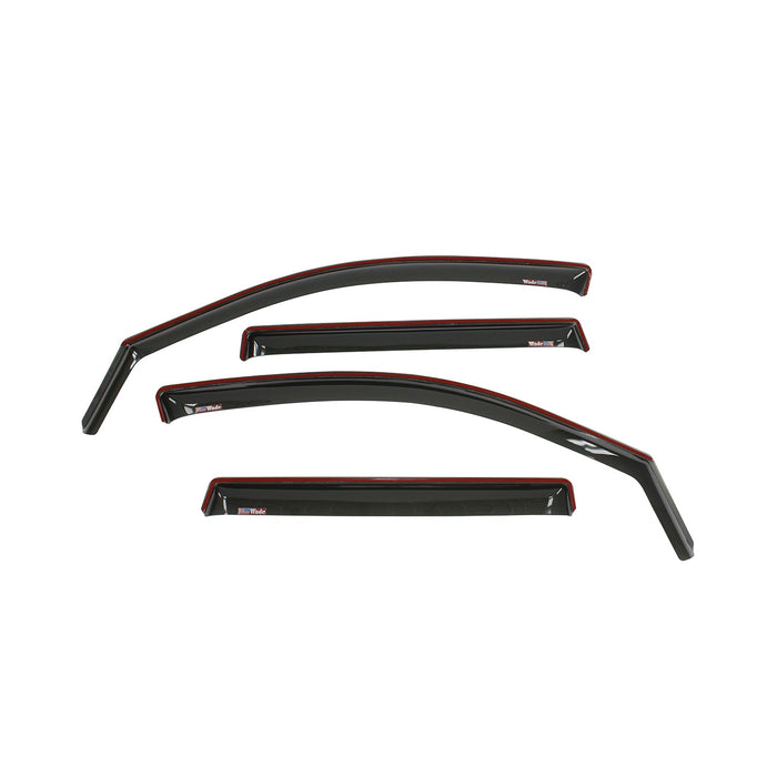 Westin 72-66483 In-Channel Wind Deflector; 4 pc.; Smoke; - Truck Part Superstore