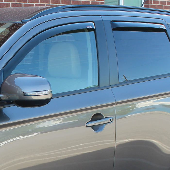 Westin 72-66483 In-Channel Wind Deflector; 4 pc.; Smoke; - Truck Part Superstore