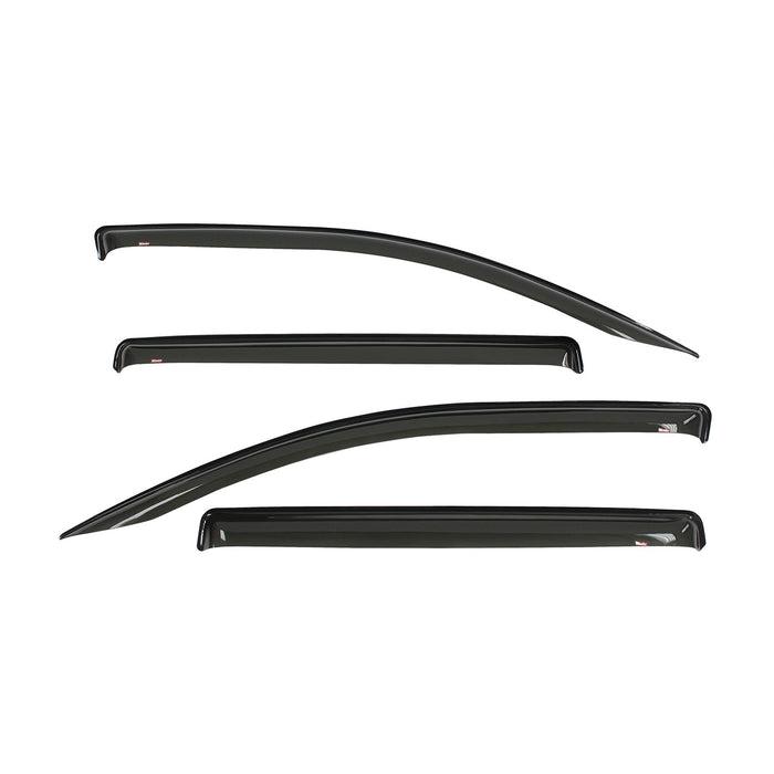 Westin 72-69418 Slim Wind Deflector; 4 pc.; Smoke; - Truck Part Superstore