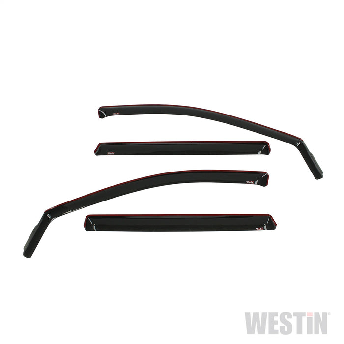Westin 72-69479 In-Channel Wind Deflector; 4 pc.; Smoke; - Truck Part Superstore