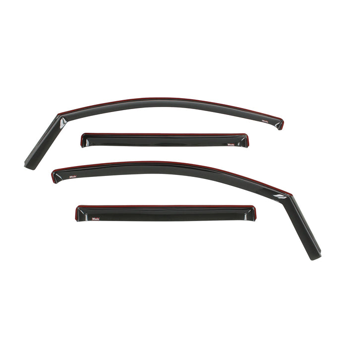 Westin 72-69483 In-Channel Wind Deflector; 4 pc.; Smoke; - Truck Part Superstore