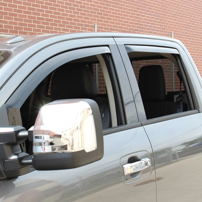 Westin 72-69483 In-Channel Wind Deflector; 4 pc.; Smoke; - Truck Part Superstore