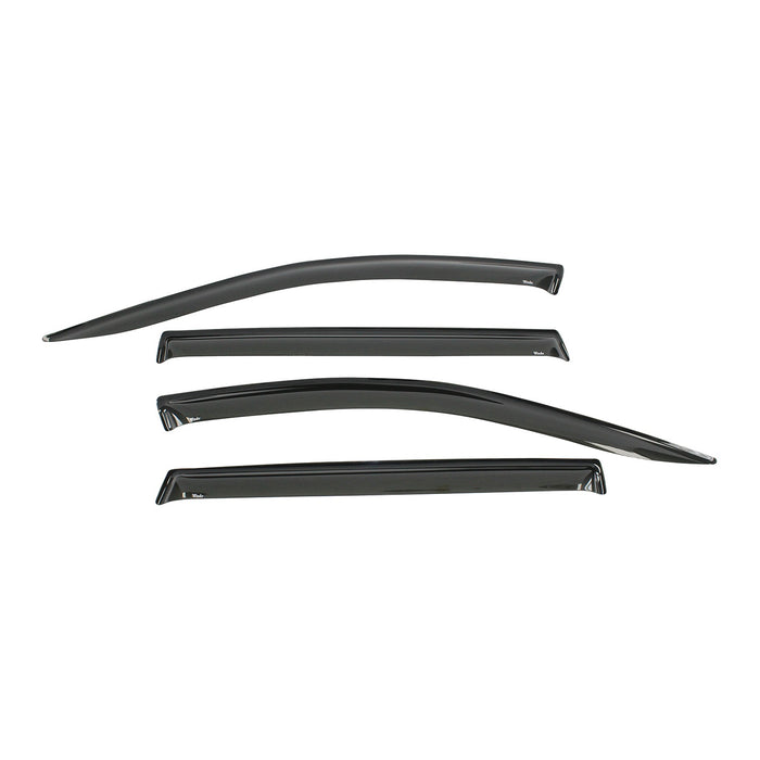 Westin 72-82488 Slim Wind Deflector; 4 pc.; Smoke; - Truck Part Superstore