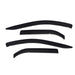 Westin 72-88420 Slim Wind Deflector; 4 pc.; Smoke; For Crew Max Cab; - Truck Part Superstore