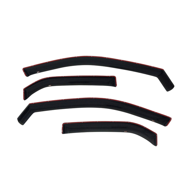 Westin 72-88423 In-Channel Wind Deflector; 4 pc.; Smoke; Tape-On; - Truck Part Superstore
