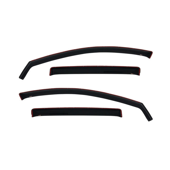 Westin 72-88425 In-Channel Wind Deflector; 4 pc.; Smoke; - Truck Part Superstore