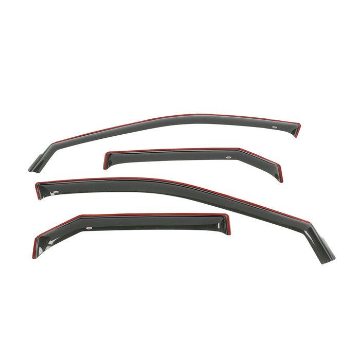 Westin 72-88431 In-Channel Wind Deflector; 4 pc.; Smoke; - Truck Part Superstore