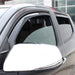 Westin 72-88433 In-Channel Wind Deflector; 4 pc.; Smoke; For Double Cab; - Truck Part Superstore