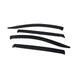 Westin 72-88446 Slim Wind Deflector; 4 pc.; Smoke; Tape-On; - Truck Part Superstore