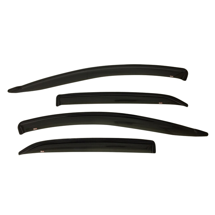 Westin 72-88448 Slim Wind Deflector; 4 pc.; Smoke; - Truck Part Superstore