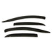 Westin 72-88448 Slim Wind Deflector; 4 pc.; Smoke; - Truck Part Superstore